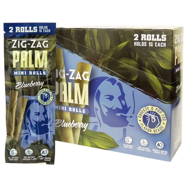 Zig-Zag Palm | Mini Rolls | 1G | 2 Rolls | 15 Packs