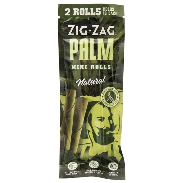 Zig-Zag Palm | Mini Rolls | 1G | 2 Rolls | 15 Packs