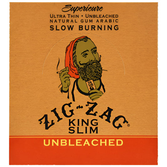Zig-Zag Superieure King Slim | Unbleached | 24 Booklets
