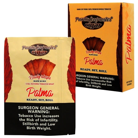 Fronto Leaf Master | 5 Wraps x 8 Pouches | Multiple Flavor Option