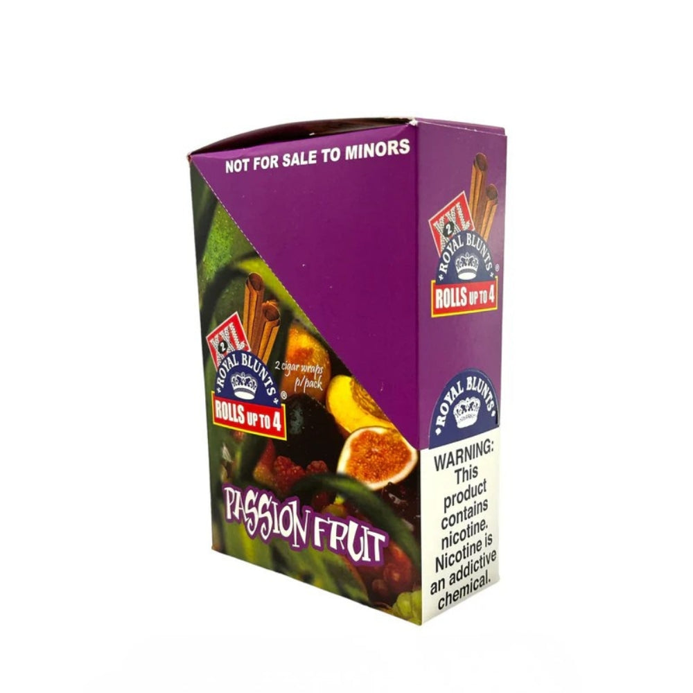 XXL Royal Blunts | 2 Cigar Wraps Per Pack | 25 Pack | Multiple Flavor Option
