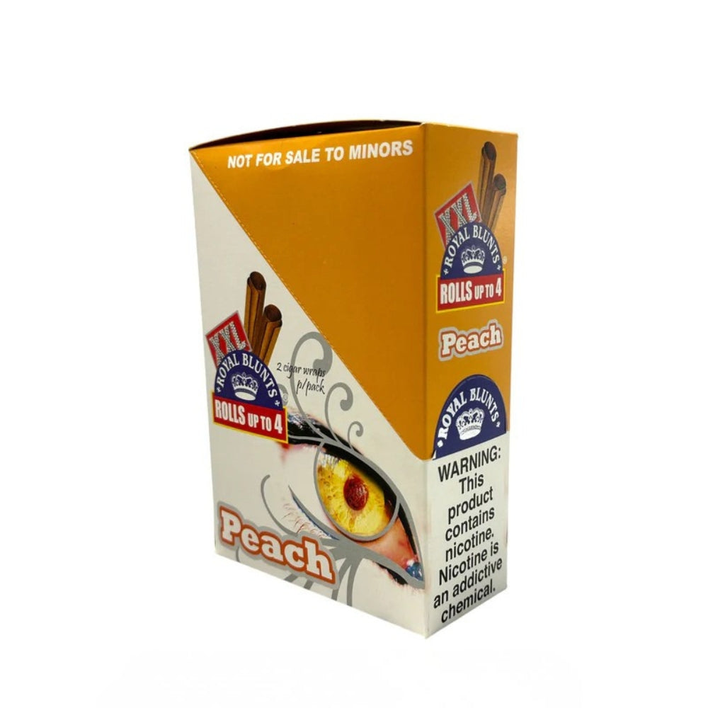 XXL Royal Blunts | 2 Cigar Wraps Per Pack | 25 Pack | Multiple Flavor Option