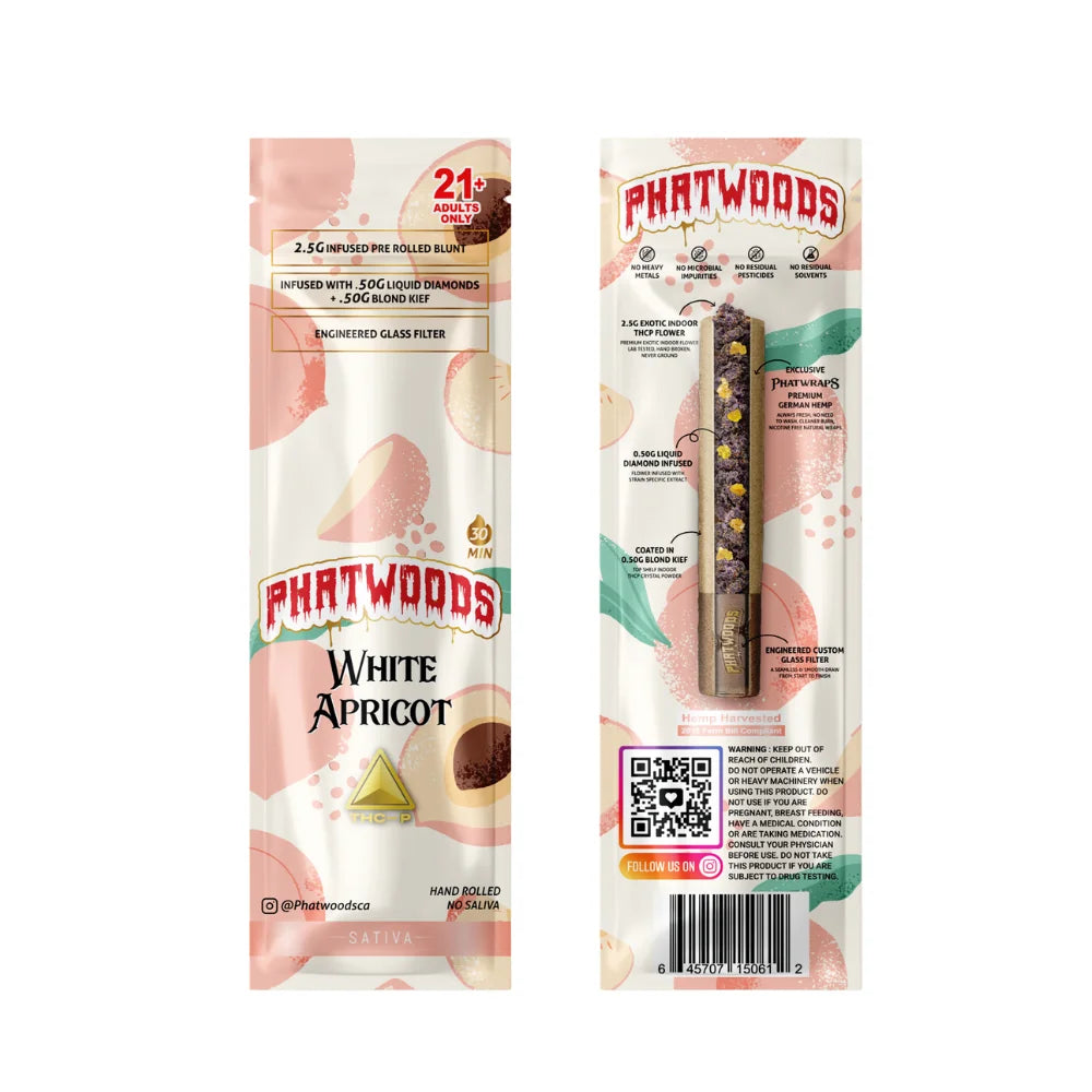 Phatwoods_InfusedPreRolledBlunt_WhiteApricot