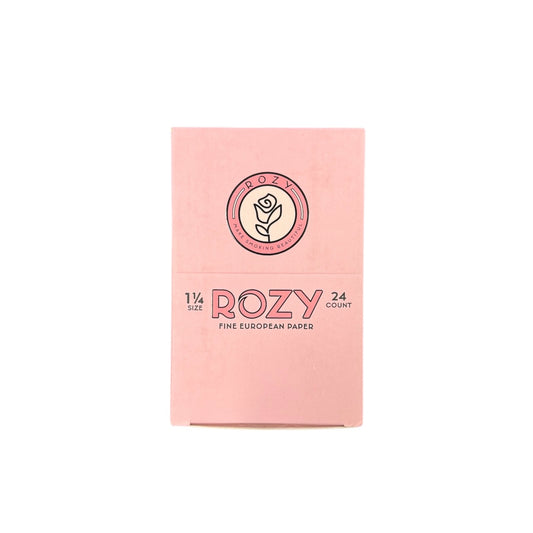 Rozy Fine European Paper | 1 1/4 Rolling Paper | 24 Count