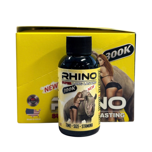 RHINO 300K | 12 Bottles Per Display | 2oz Per Bottle