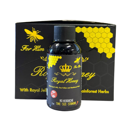Royal Honey | 12 Bottles Per Display | 2oz Per Bottle