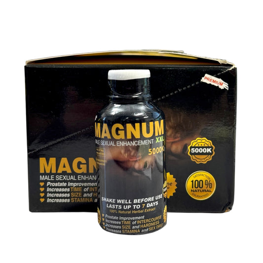 Magnum 5000K XXL | 12 Bottles Per Display | 2oz Per Bottle