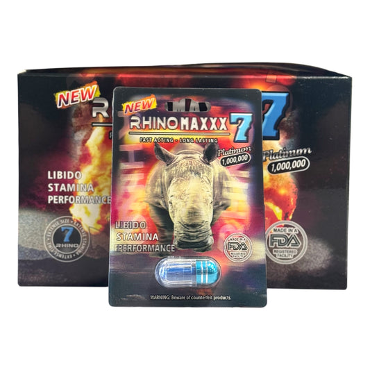 RHINO Maxxx 7 Platinum 1,000,000 | 24ct Per Display | Single Shot