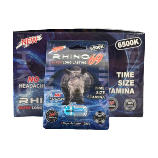 RHINO 69 6500K | 24ct Per Display | Single Shot
