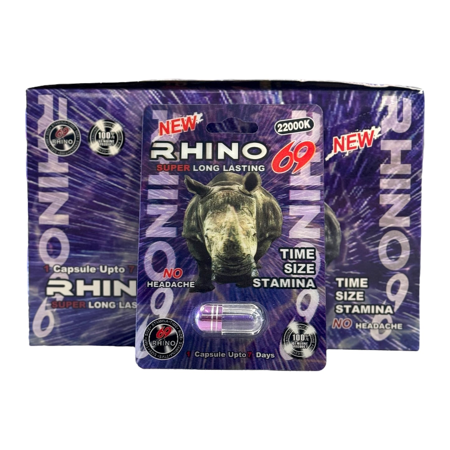 RHINO 69 22000K | 24ct Per Display | Single Shot