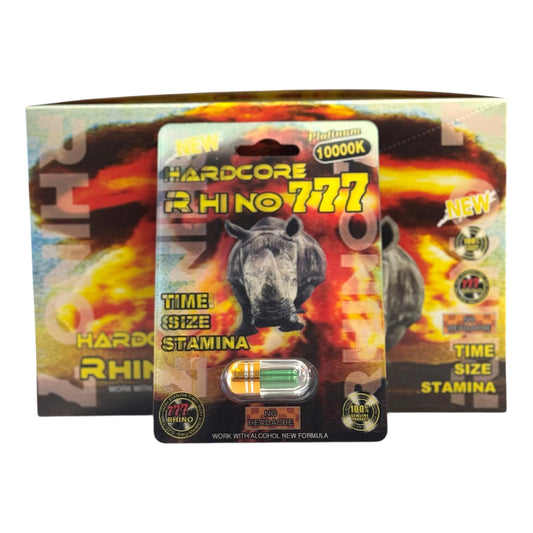 Hardcore RHINO 777 Platinum 10000K | 24ct Per Display | Single Shot