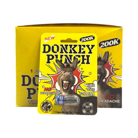 Donkey Punch 200K | 24ct Per Display | Single Shot