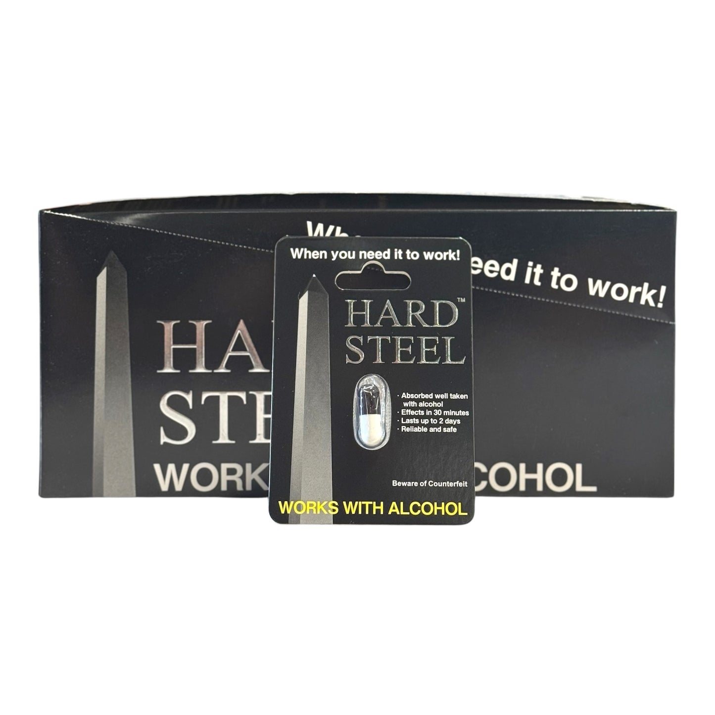 Hard Steel | 24ct Per Display | Single Shot