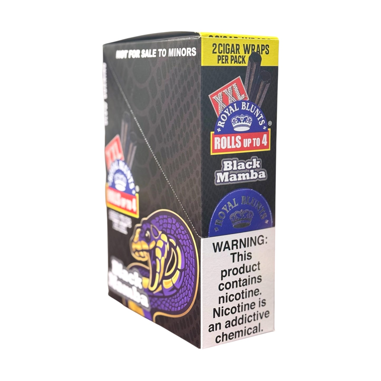 XXL Royal Blunts | 2 Cigar Wraps Per Pack | 25 Pack | Multiple Flavor Option