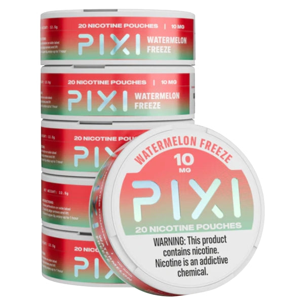 PixiNicotinePouches_10MG_WatermelonFreeze