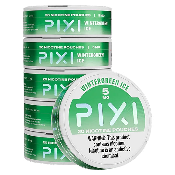 PixiNicotinePouches_5MG_WintergreenIce