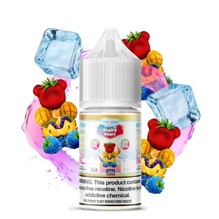 PodJuice_SaltNicotine_55MG_FruityBears