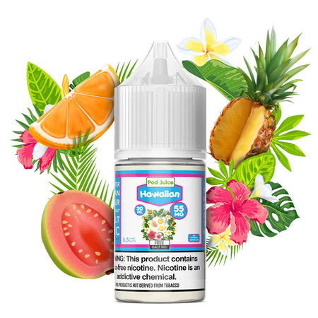 PodJuice_SaltNicotine_55MG_Hawaiian