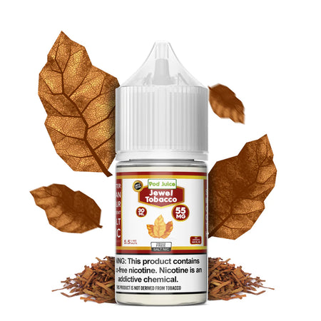 PodJuice_SaltNicotine_55MG_JewelTobacco