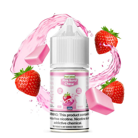 PodJuice_SaltNicotine_55MG_PinkChewBurst
