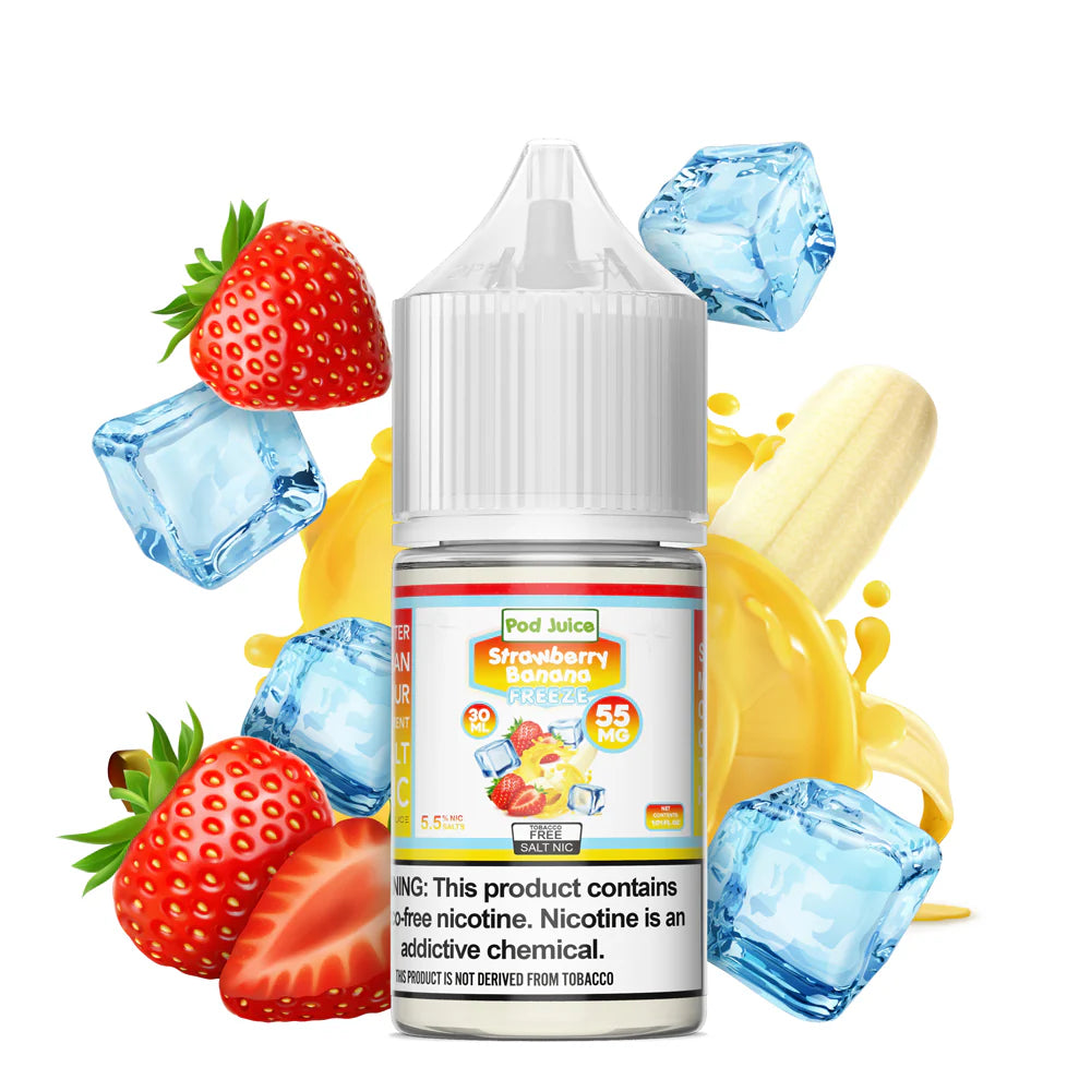 PodJuice_SaltNicotine_55MG_StrawberryBanana