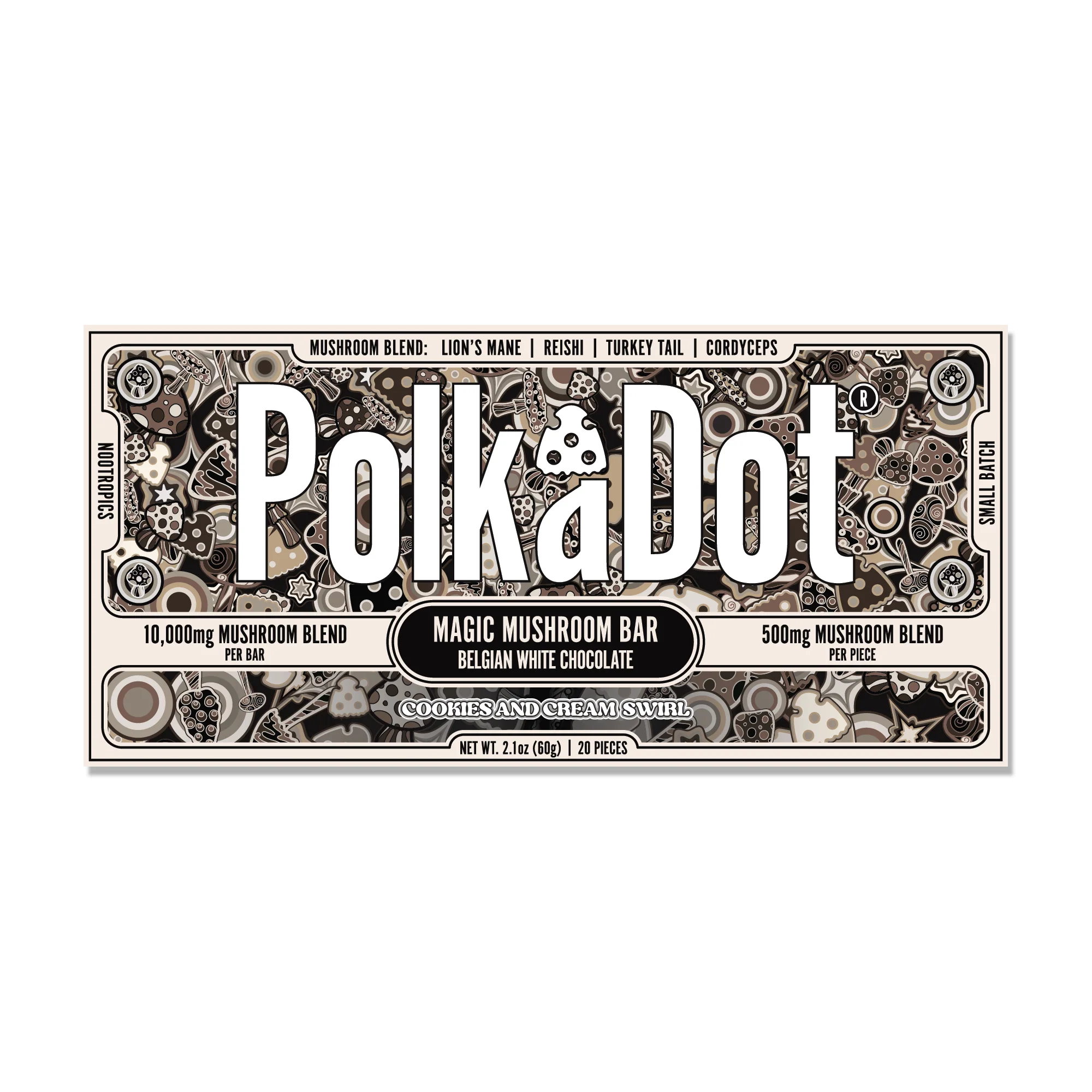 Polkadot_MagicMushroomChocolate_CookiesAndCreamSwirl