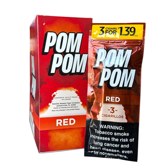Pompom_3CigarsFor1.39_Red