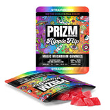 PrizmMicros_MagicMushroomGummies_4000MG_StrawberryHippieFlip