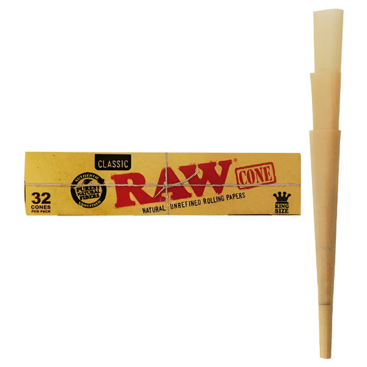 RawClassicCones_KingSize_32ConesPerPack