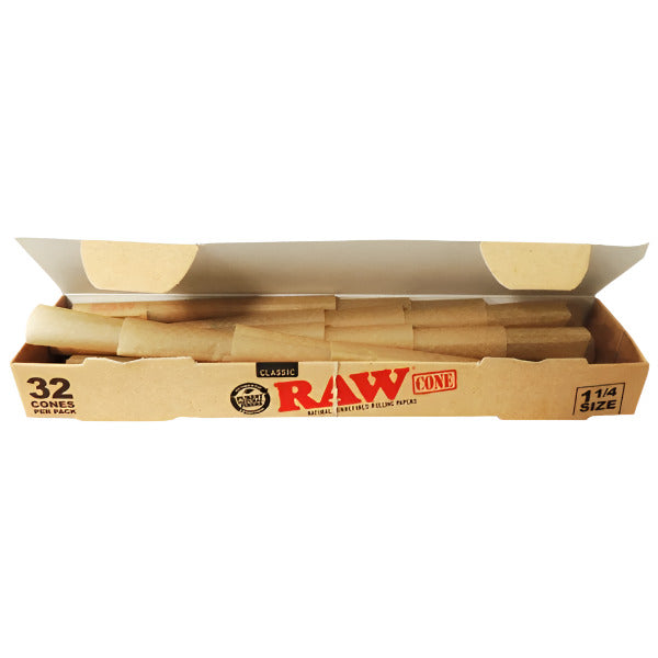 RawClassicCones_11/4Size_32ConesPerPack