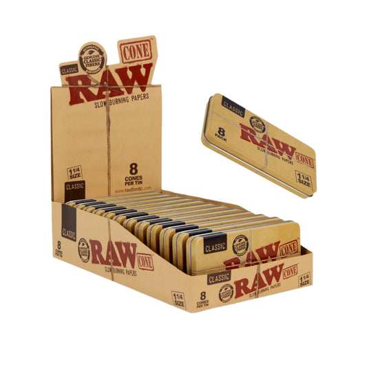 RawClassicCone_11/4Size_8ConesPerTin