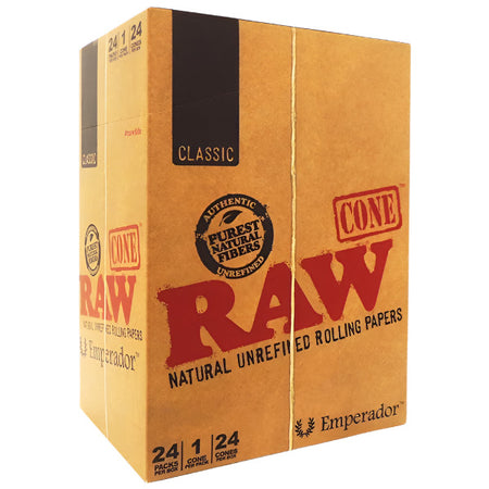 RawClassicCones_Emperador_24PacksPerBox_1ConePerPack