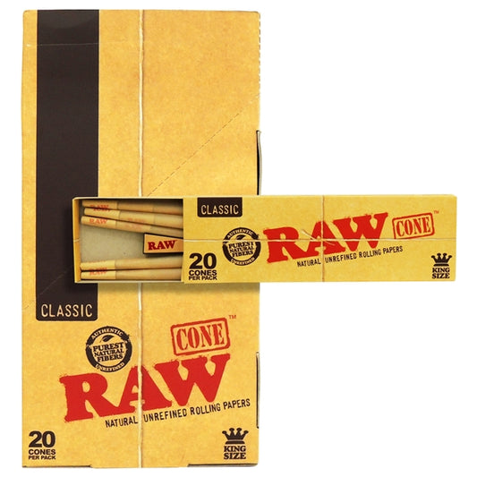 RawClassicCones_KingSize_20ConesPerPack