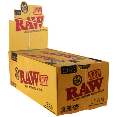 RawClassicLeanCones_12PacksPerBox_6ConesPerPack