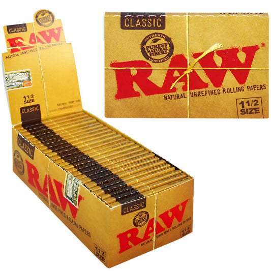 RawClassicRollingPaper_11/2Size_25PerBox