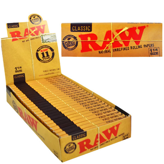 RawClassicRollingPaper_11/4Size_24PerBox