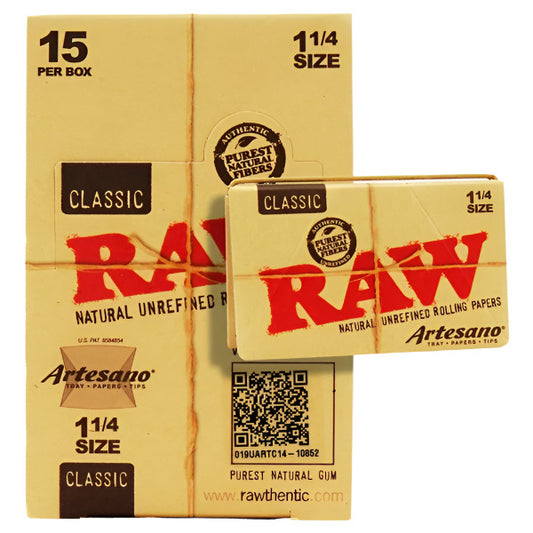 RawClassicRollingPaper_Artesano_11/4Size_15PerBox