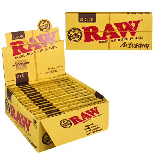 RawClassicRollingPaper_Artesano_KingSizeSlim_15PerBox
