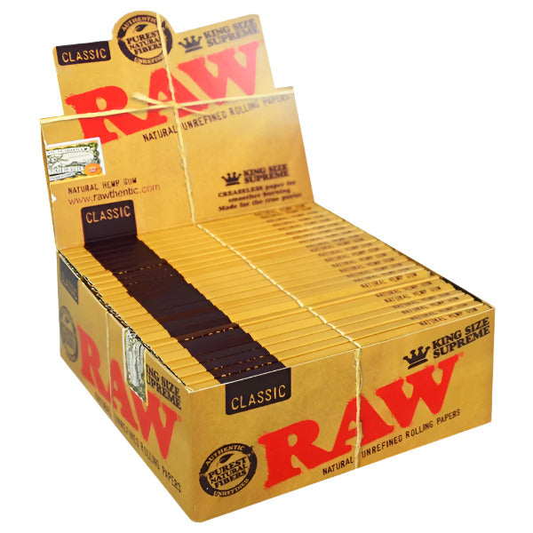 RawClassicRollingPaper_KingSizeSupreme_24PerBox
