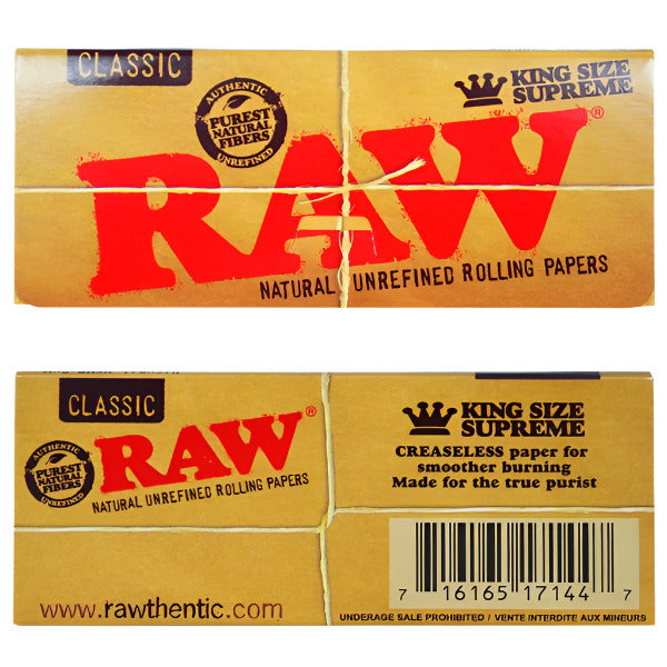 RawClassicRollingPaper_KingSizeSupreme_24PerBox