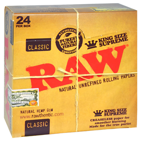 RawClassicRollingPaper_KingSizeSupreme_24PerBox