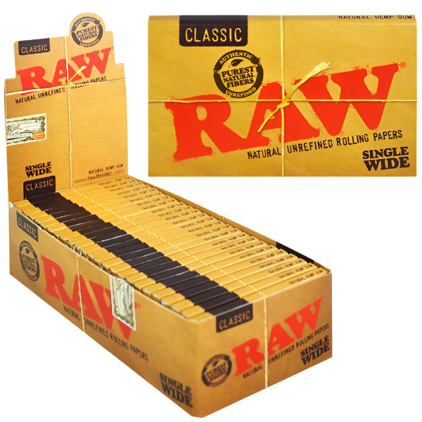 RawClassicRollingPaper_SingleWide_25PerBox
