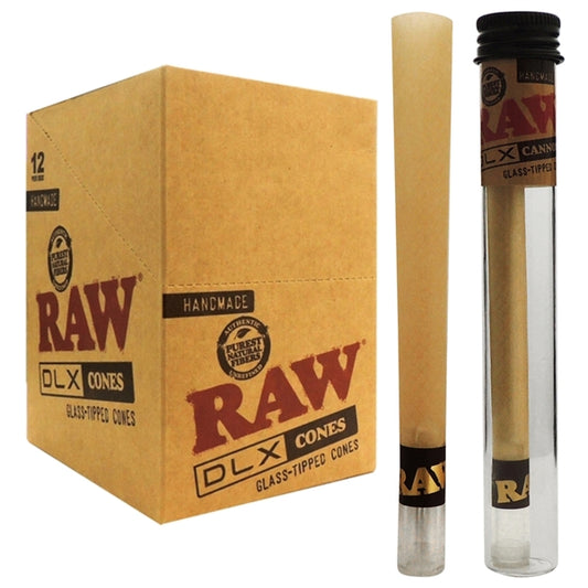 RawDLXCones_GlassTippedCones_12PerBox