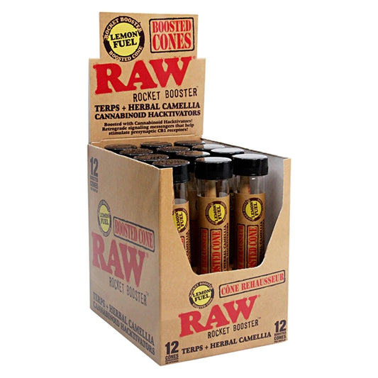 RawRocketBoostedCones_12ConesPerPack_LemonFuel