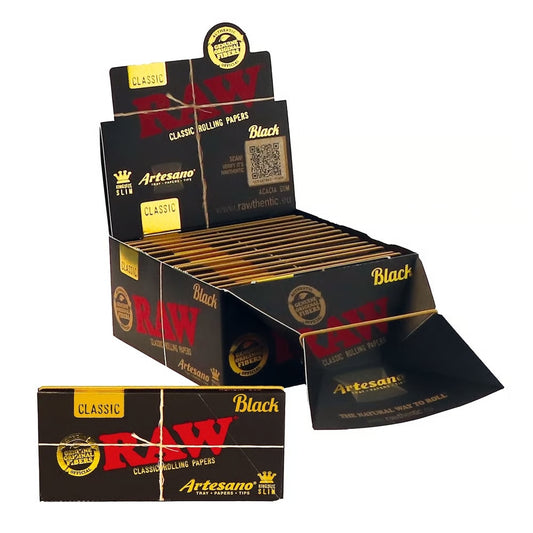 Raw_BlackClassicRollingPaper_Artesano