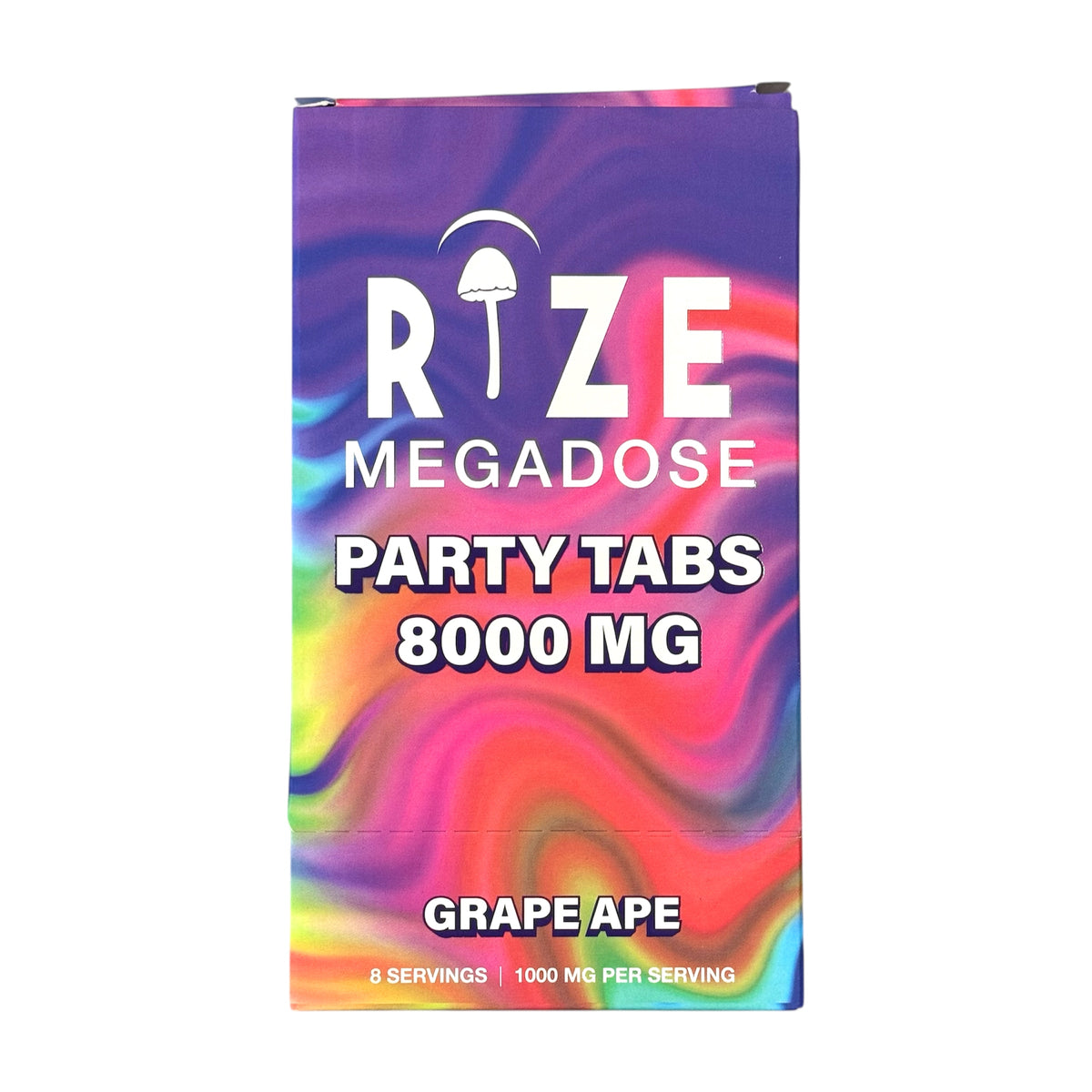 Rize_Megadose_PartyTabs_8000MG_GrapeApe