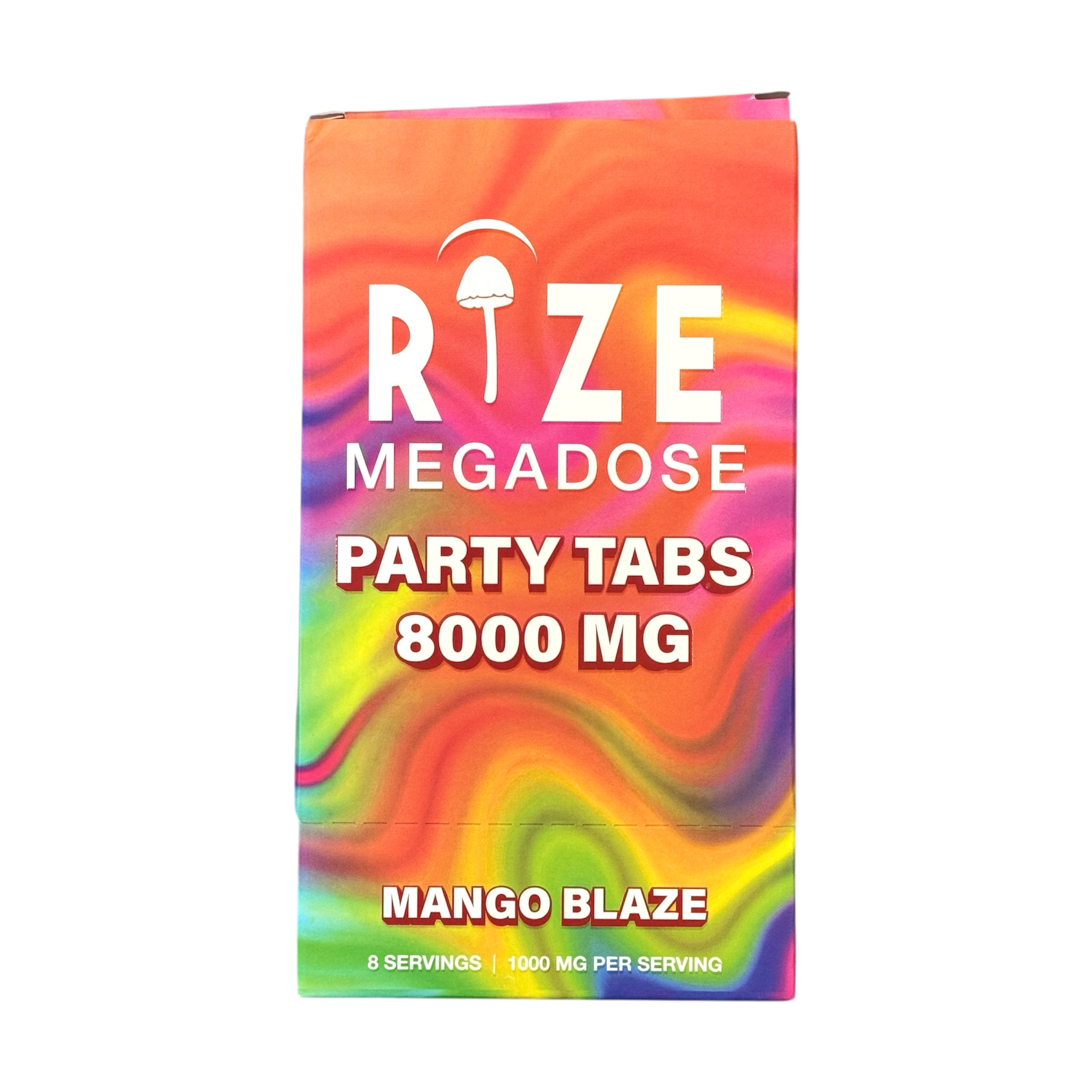 Rize_Megadose_PartyTabs_8000MG_MangoBlaze
