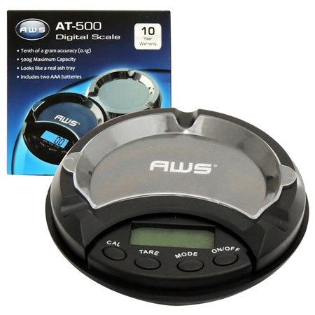 AWS AT-500 Digital Scale | 500g X 0.1g | Black