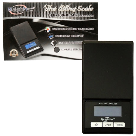 WeighMax BLG-1000 | The Bling Scale | Black