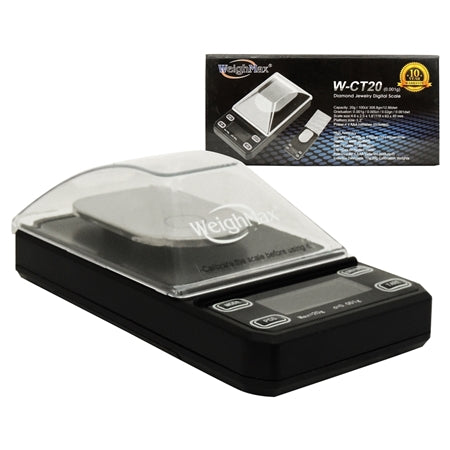 WeighMax W-CT20 | Diamond Jewelry Digital Scale | Stainless Steel
